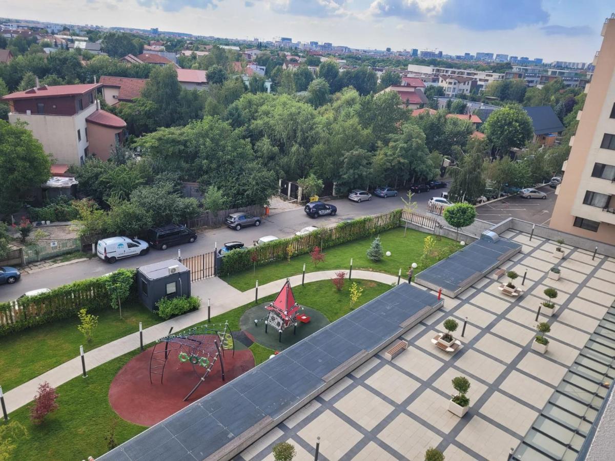 Apartment In Bucharest, Baneasa Green Area Exteriör bild
